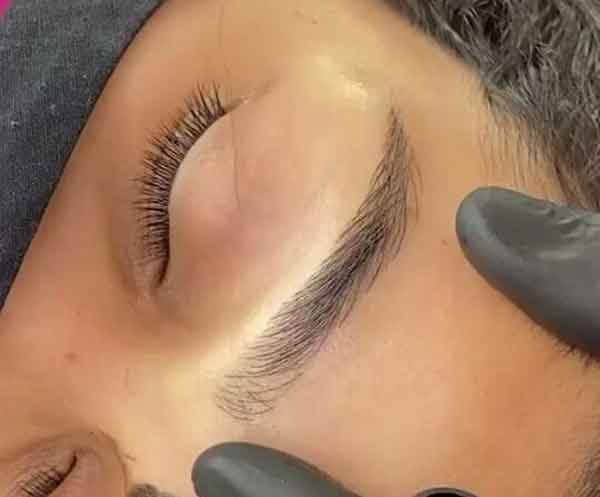 مدل ابرو اسپرت برای صورت گرد و مدل ابرو اسپرت پهن کوتاه و بلند