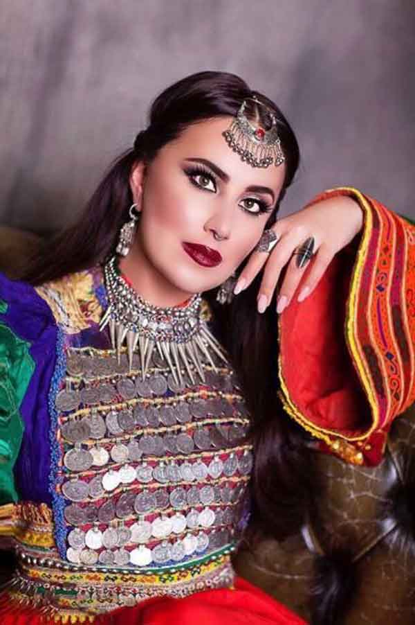 مدل آرایش عروس افغانی جدید و عکس زیباترین عروس های افغان
