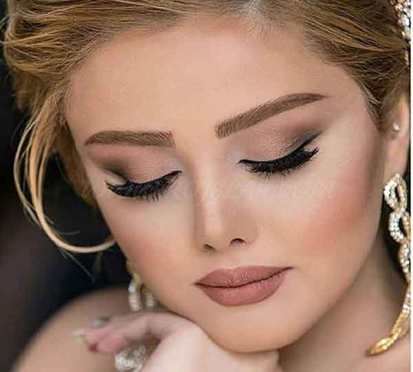مدل آرایش صورت ملایم مجلسی و زیباترین مدل آرایش صورت زنانه و دخترانه