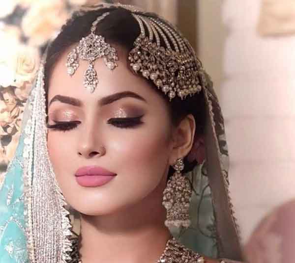 مدل آرایش عروس عربی زیبا و ساده و خلیجی