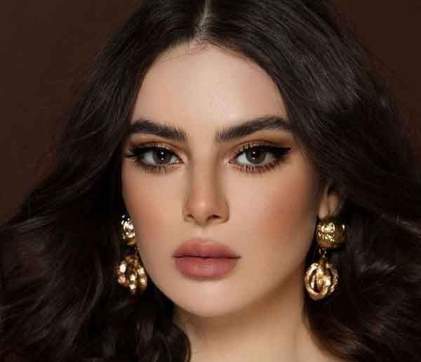 مدل آرایش عروس عربی زیبا و ساده و خلیجی