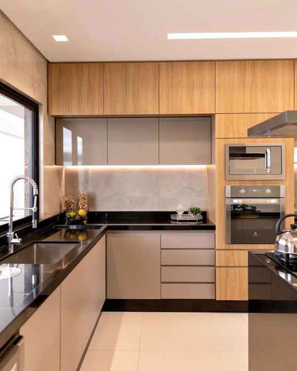 مدل کابینت آشپزخانه دو طرفه ساده 1402