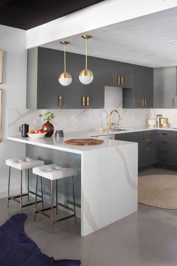 مدل کابینت آشپزخانه دو طرفه ساده 1402