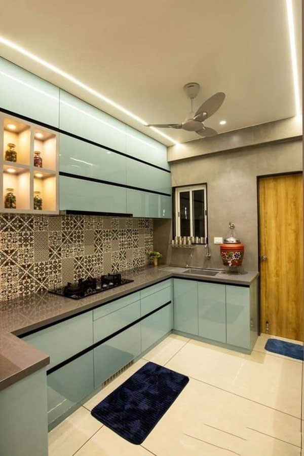مدل کابینت آشپزخانه دو طرفه ساده 1402