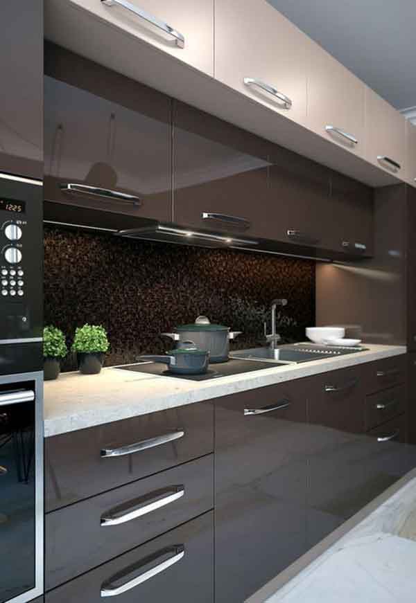 مدل کابینت آشپزخانه دو طرفه و یک طرفه و جزیره جدید