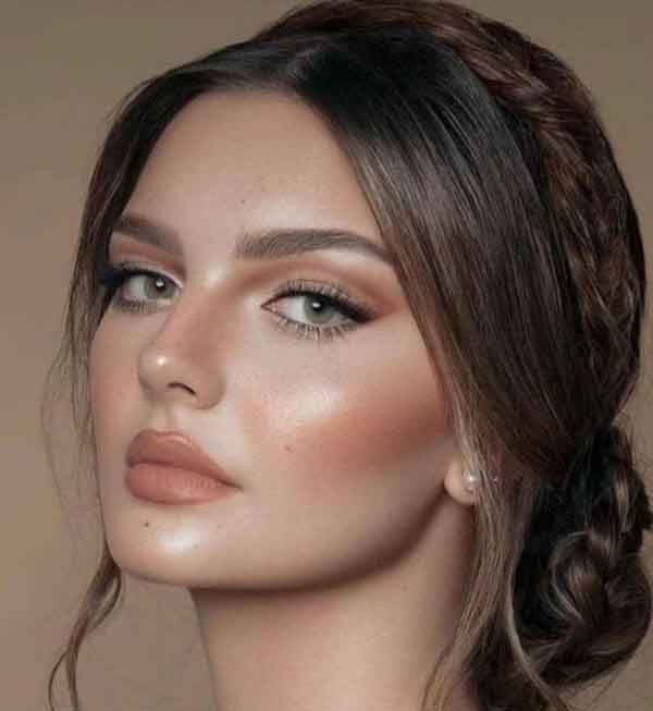 مدل آرایش صورت ملایم مجلسی و زیباترین مدل آرایش صورت زنانه و دخترانه