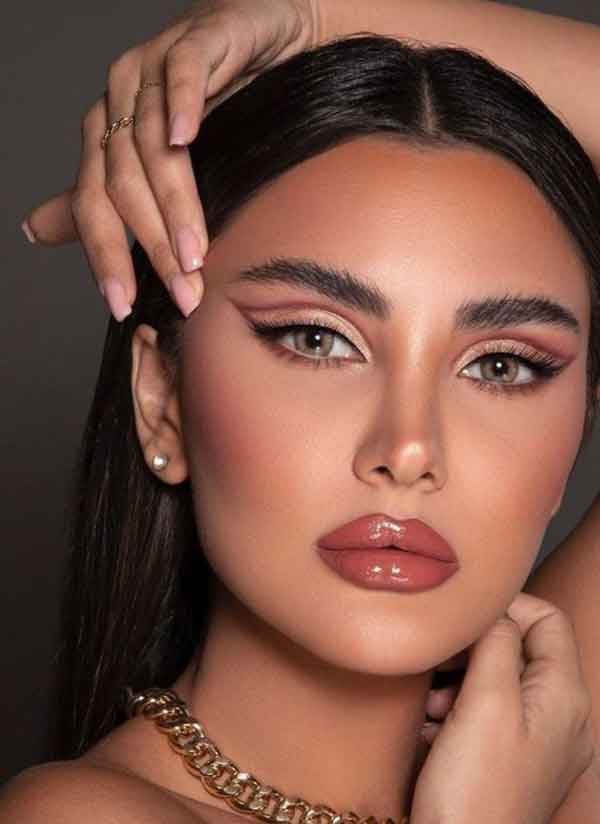 مدل آرایش جدید صورت دخترانه و زنانه مجلسی شیک