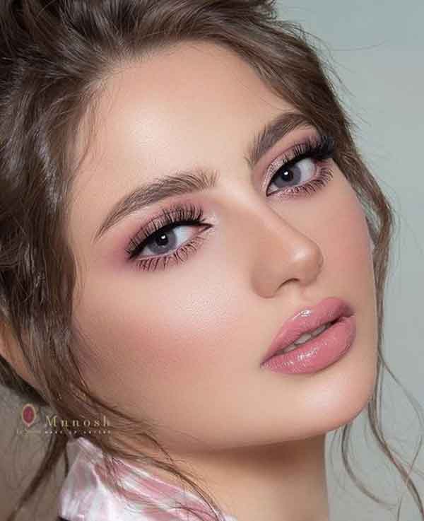مدل آرایش جدید صورت دخترانه و زنانه مجلسی شیک