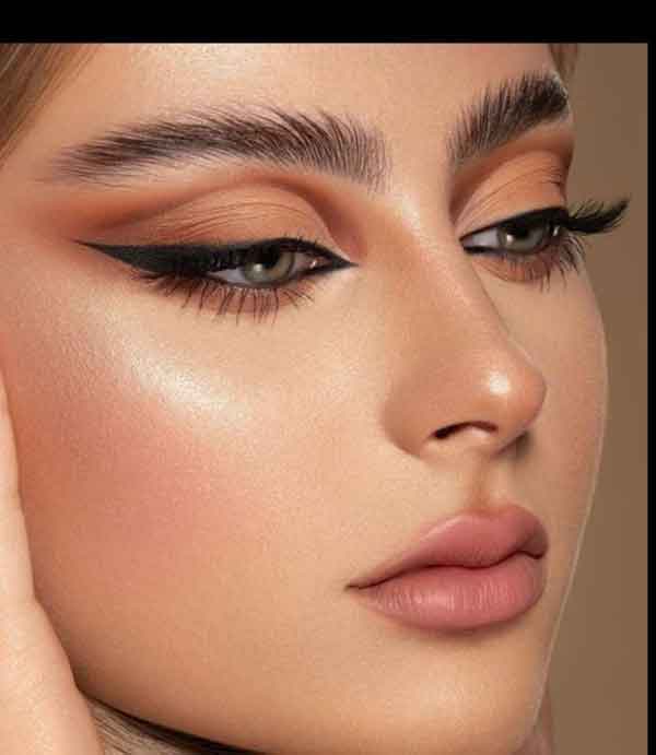 مدل آرایش جدید صورت دخترانه و زنانه مجلسی شیک