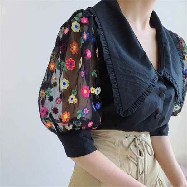 مدل آستین مانتو مجلسی شیک و فانتزی و مجلسی و چین دار جدید