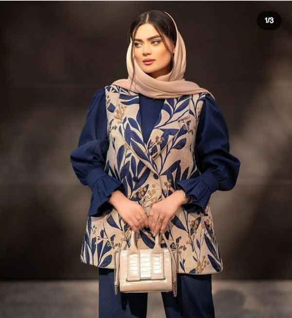 مدل مانتو شیک و با کلاس ساده و به روز و جدید جلو بسته