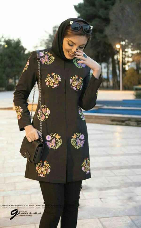 مدل مانتو کتی بلند مجلسی و کوتاه و شیک و جلو بسته و باز