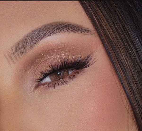 مدل آرایش چشم ساده و دخترانه و شیک و لایت