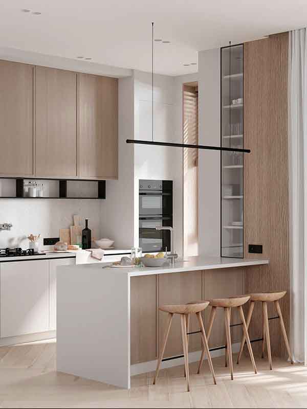 جدیدترین مدل کابینت 1402 و کابینت جزیره و دو طرفه و جدید ایرانی