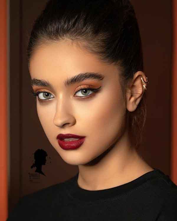 مدل آرایش چشم پف دار و مژه برای چشم پف دار و پلک افتاده