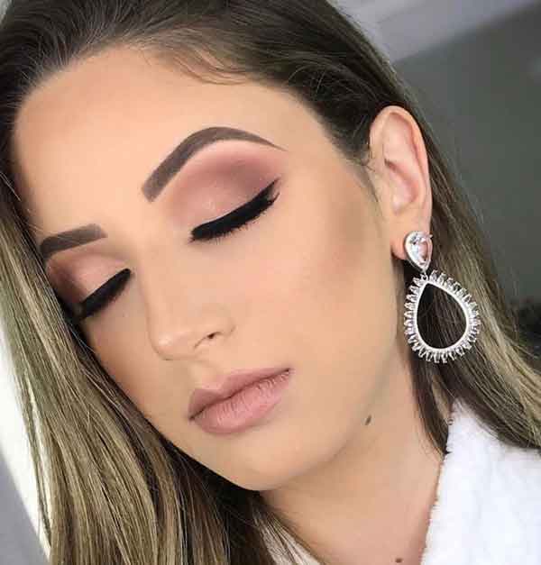مدل آرایش مجلسی ساده و شیک و ملایم و مجلسی برای عروسی