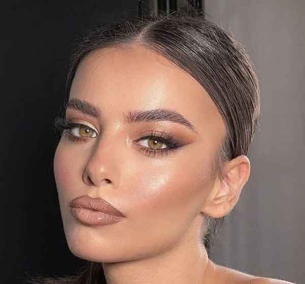 مدل آرایش صورت ساده و ملایم مجلسی برای عروسی و مهمانی