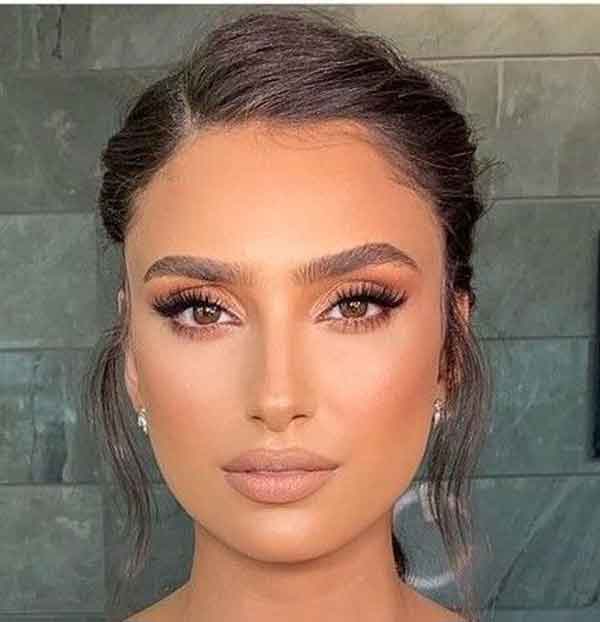 مدل آرایش صورت ساده و ملایم مجلسی برای عروسی و مهمانی
