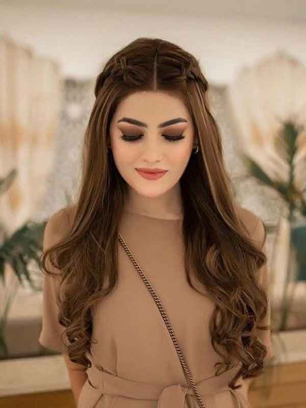مدل مو باز اتو شده مجلسی و جدید و دخترانه و مدل موی باز و بسته