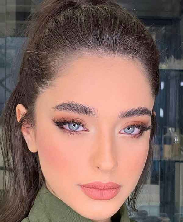زیباترین مدل آرایش صورت ملایم مجلسی و به روزترین مدل آرایش 1402