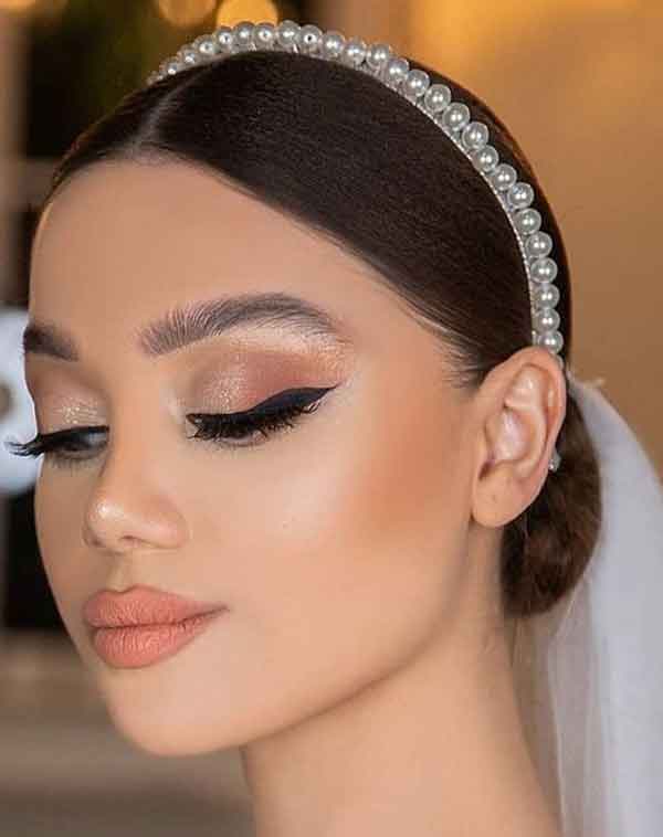 مدل آرایش دخترانه ساده و شیک و لایت و مجلسی برای عروسی