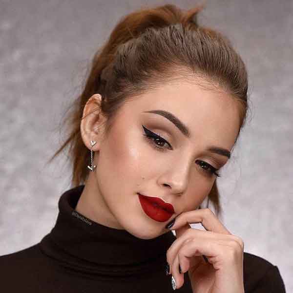 مدل آرایش دخترانه برای عروسی ساده و شیک و ملایم و مجلسی
