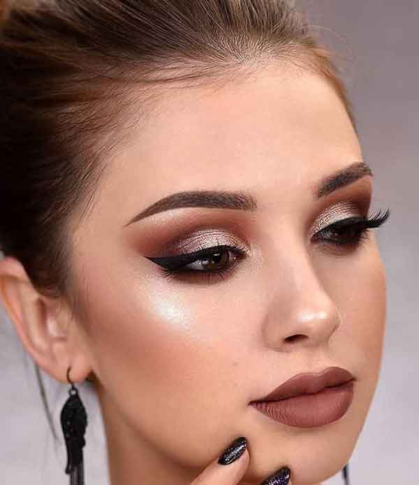 مدل آرایش دخترانه برای عروسی ساده و شیک و ملایم و مجلسی