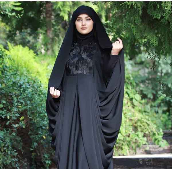 مدل چادر زیبا و شیک و جدید و دانشجویی و مشکی