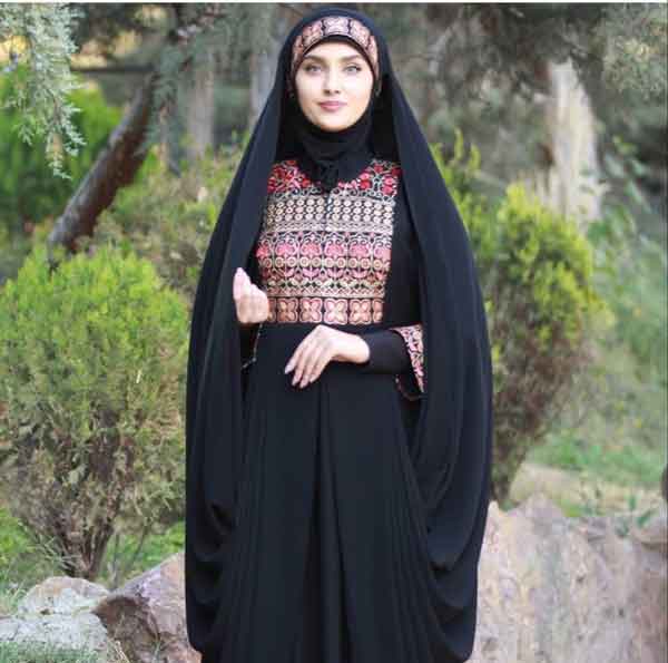 مدل چادر زیبا و شیک و جدید و دانشجویی و مشکی