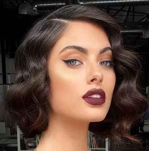 مدل مو دخترانه کوتاه ساده و جدید برای عروسی و مجلسی