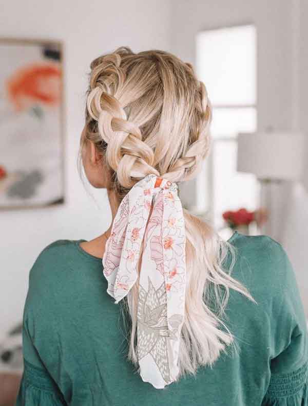 مدل مو دخترانه ساده و بسته و کوتاه برای عروسی و جدید