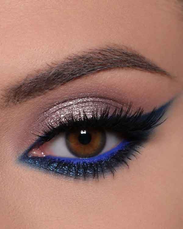 بهترین آرایش چشم مجلسی جدید برای پلکهای افتاده