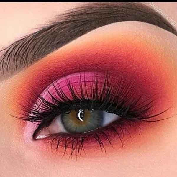 بهترین آرایش چشم مجلسی جدید برای پلکهای افتاده