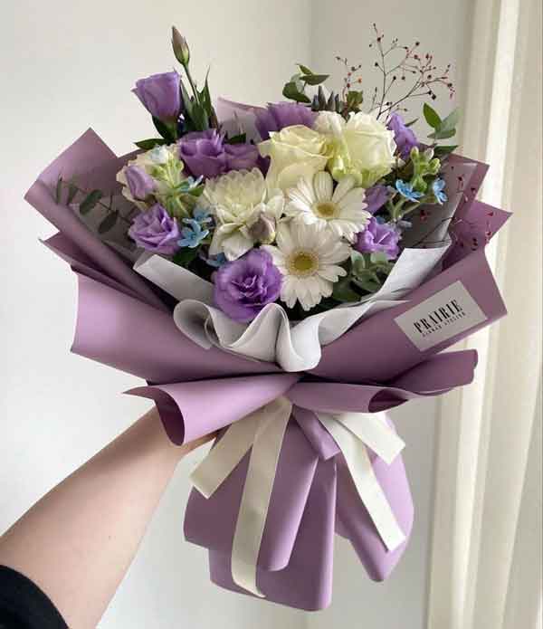 مدل دسته گل لاکچری ارکیده و سفید و کوچک 1402 و 2023
