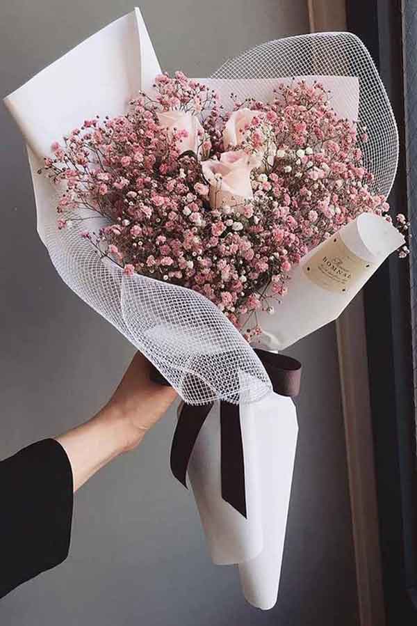 مدل دسته گل لاکچری ارکیده و سفید و کوچک 1402 و 2023