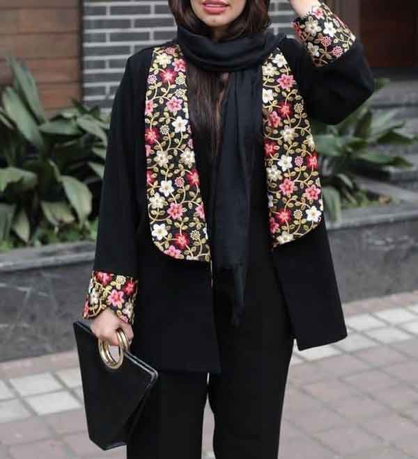 مدل مانتو جلو باز مجلسی در تهران و تابستانی و ساده و کت جلو باز