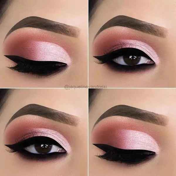 مدل آرایش چشم و ابرو مجلسی برای عروسی در خانه