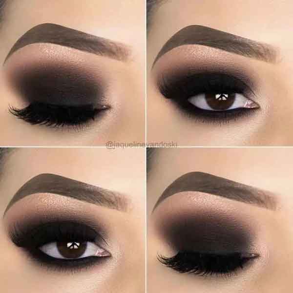 مدل آرایش چشم و ابرو مجلسی برای عروسی در خانه