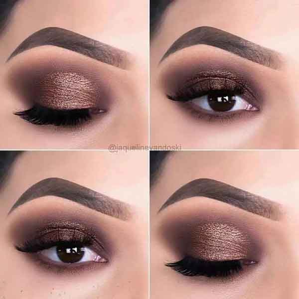 مدل آرایش چشم و ابرو مجلسی برای عروسی در خانه