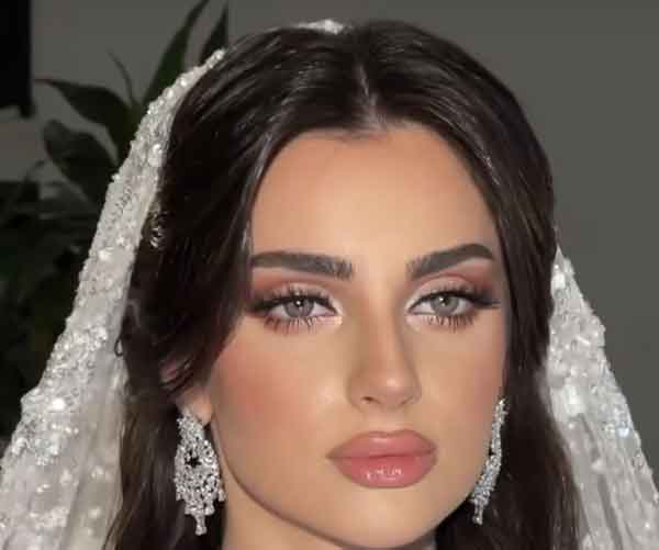 مدل آرایش صورت عروس چاق و لاغر جدید و زیبا