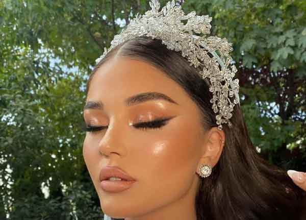 مدل آرایش صورت عروس چاق و لاغر جدید و زیبا