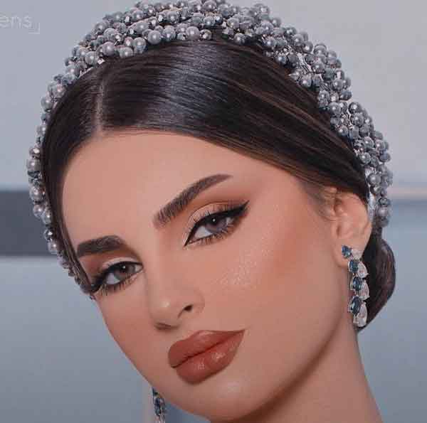 مدل آرایش صورت گرد و تپل برای پوست های گندمی, سفید, سبزه