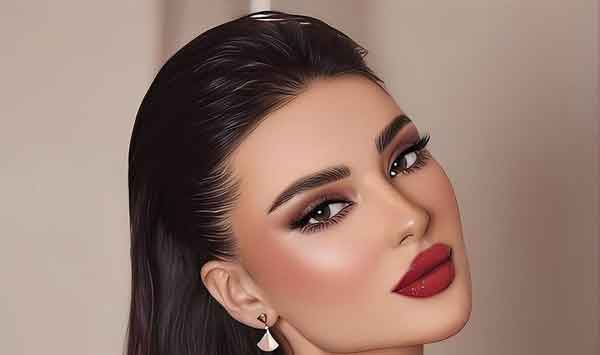 مدل آرایش صورت گرد و تپل برای پوست های گندمی, سفید, سبزه