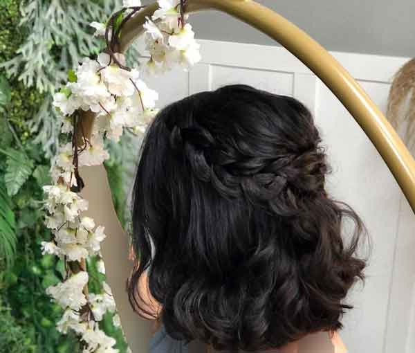 مدل کوتاهی مو زنانه تا روی شانه برای موهای حالت دار و صاف