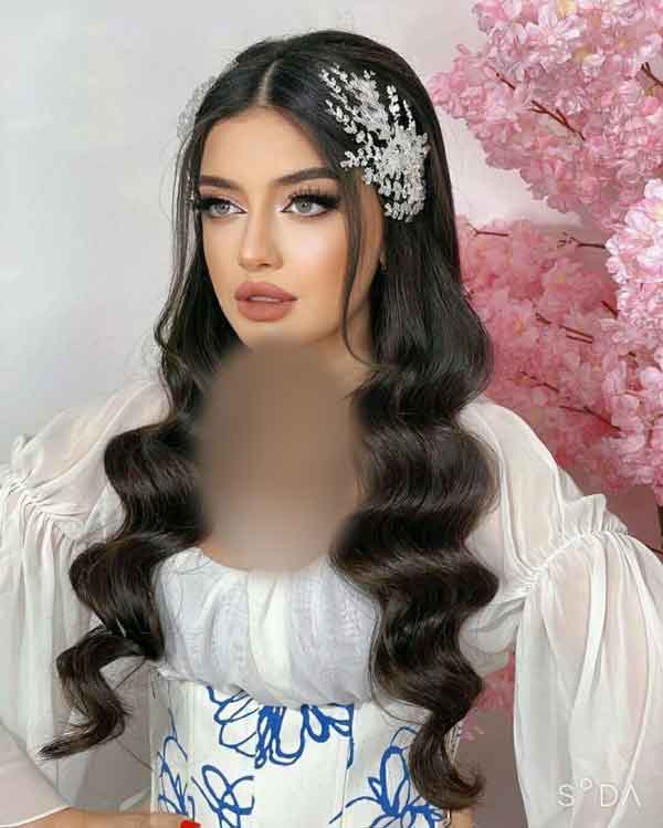مدل مو دخترانه مجلسی ساده و شیک دخترانه برای عروسی و جشن