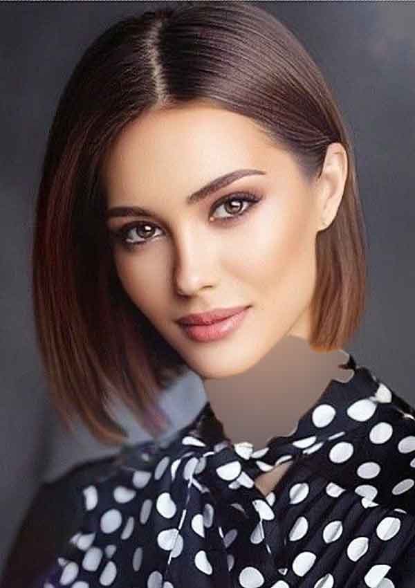 مدل مو زنانه کوتاه جدید مجلسی با رنگ مو فانتزی و نچرال