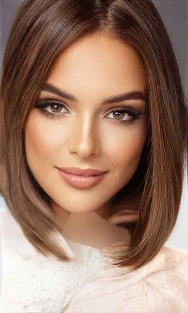 مدل مو زنانه کوتاه جدید مجلسی با رنگ مو فانتزی و نچرال