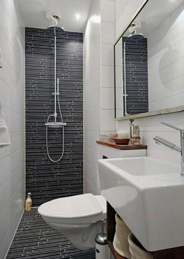 مدل حمام لوکس مدرن شیک ساده برای طراحی فضاهای بزرگ و کوچک