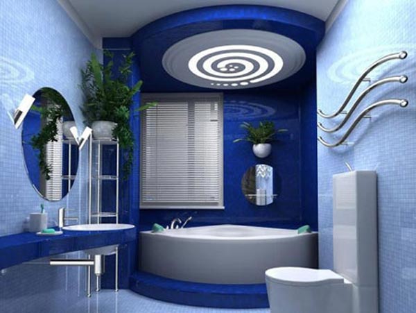 مدل حمام لوکس مدرن شیک ساده برای طراحی فضاهای بزرگ و کوچک