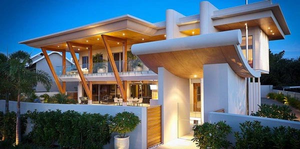 مدل خانه ویلایی شیک زیبا جدید خاص با طراحی های مدرن و لوکس 